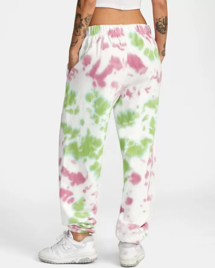 RVCA Calças Little Tie-Dye Sweat Feminino | GPJYNH-850<MULHER Calças