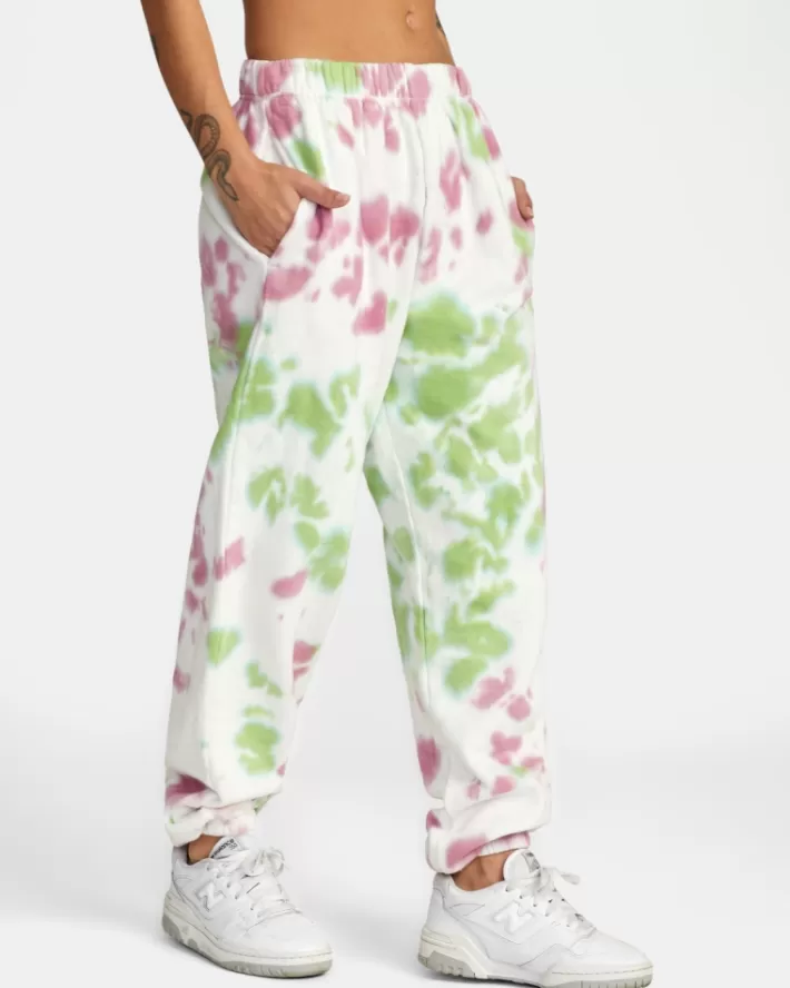 RVCA Calças Little Tie-Dye Sweat Feminino | GPJYNH-850<MULHER Calças