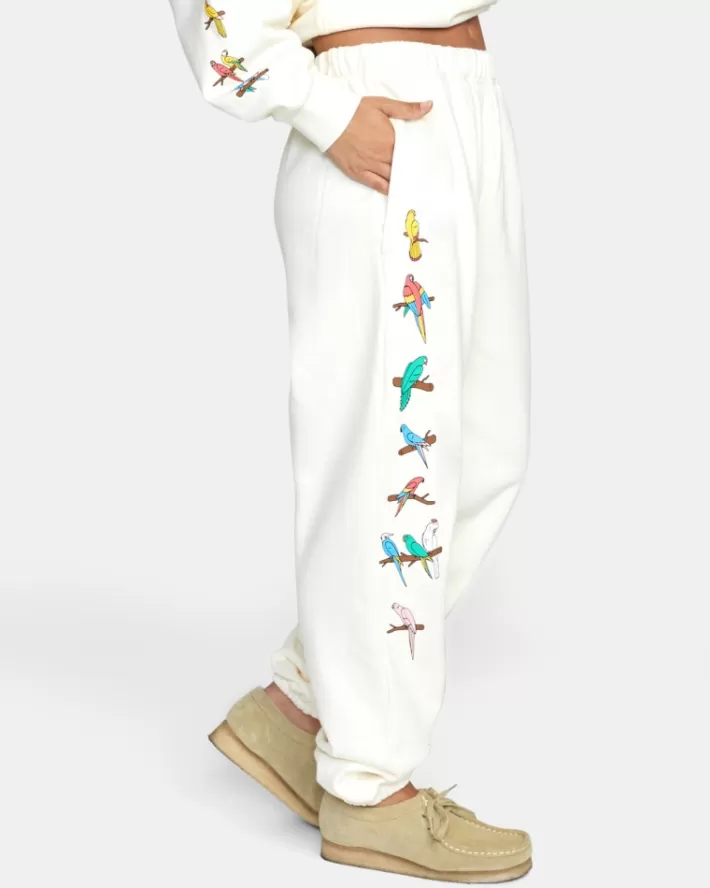 RVCA Calças LP x KLW Parrot Ice Sweat Feminino | KPGJZO-038<MULHER Calças