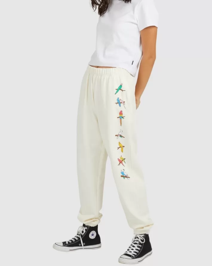 RVCA Calças LP x KLW Parrot Ice Sweat Feminino | KPGJZO-038<MULHER Calças