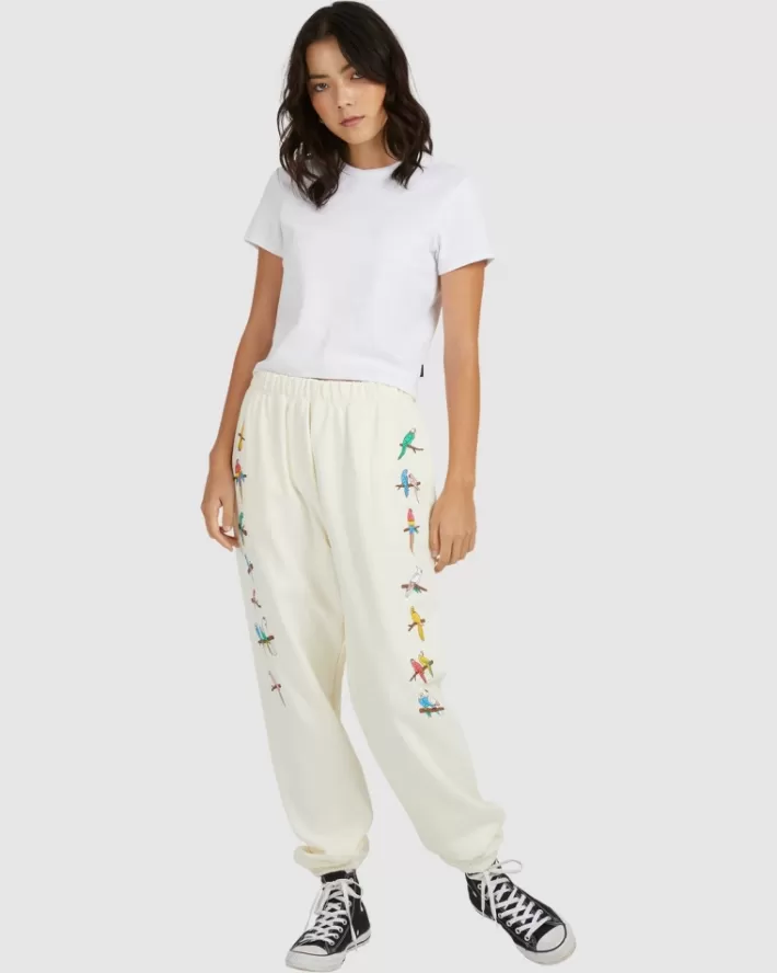 RVCA Calças LP x KLW Parrot Ice Sweat Feminino | KPGJZO-038<MULHER Calças
