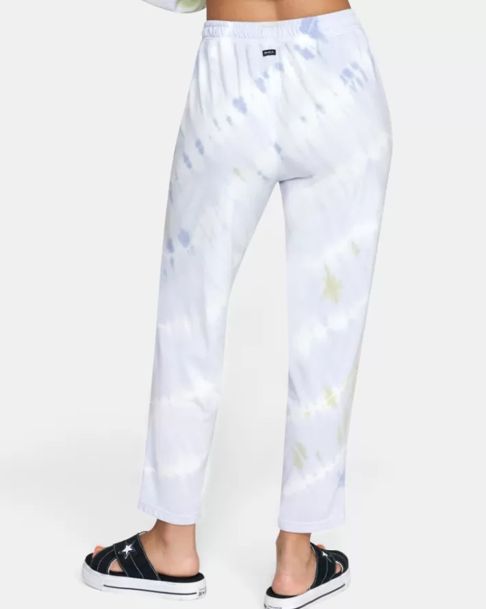 RVCA Calças No Doubt Tie-Dye Cropped Feminino | QKVMET-042<MULHER Calças