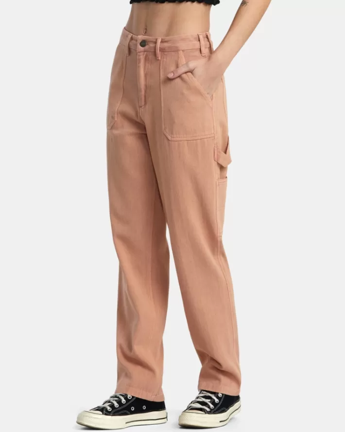 RVCA Calças Recession Coleções Workwear Feminino | ZBFHPA-856<MULHER Calças