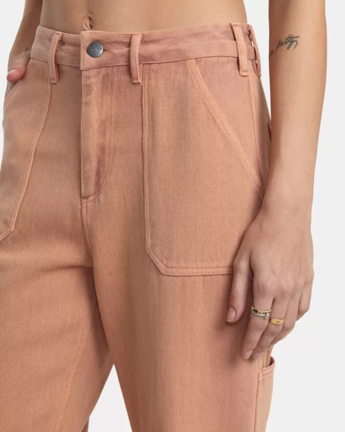 RVCA Calças Recession Coleções Workwear Feminino | ZBFHPA-856<MULHER Calças