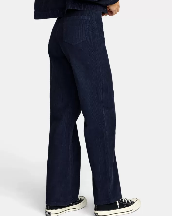 RVCA Calças Sadie Corduroy Feminino | NKVUZT-412<MULHER Calças