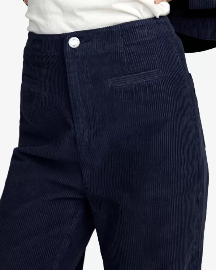 RVCA Calças Sadie Corduroy Feminino | NKVUZT-412<MULHER Calças