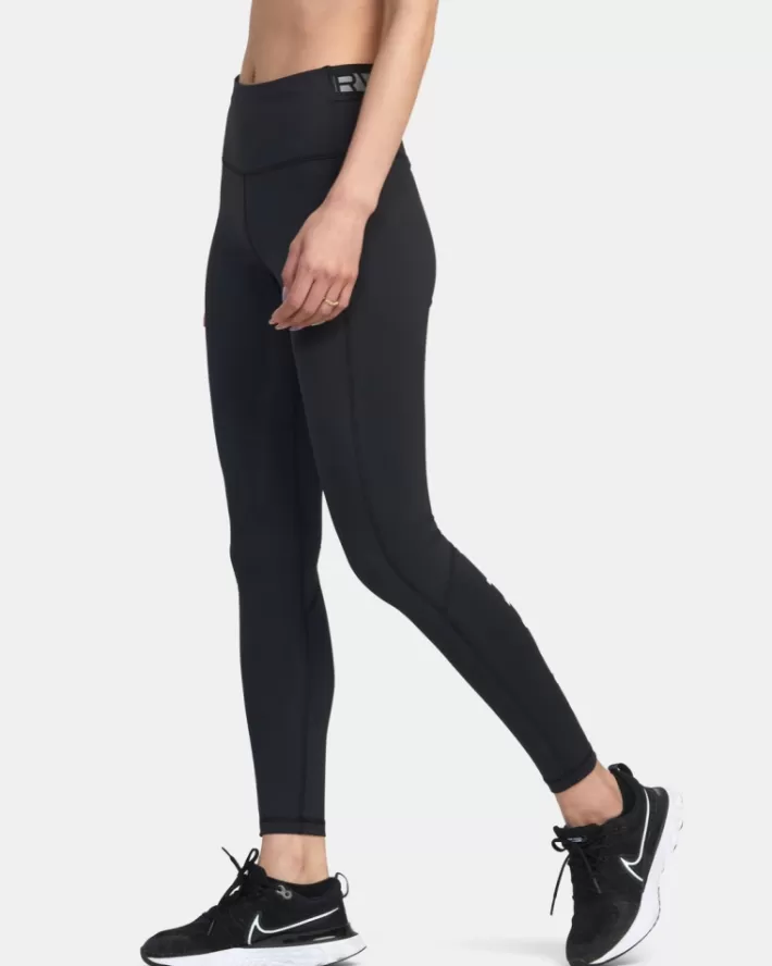 RVCA Calças VA Esportivos Compression Tights Feminino | GHNYJV-032<MULHER Calças