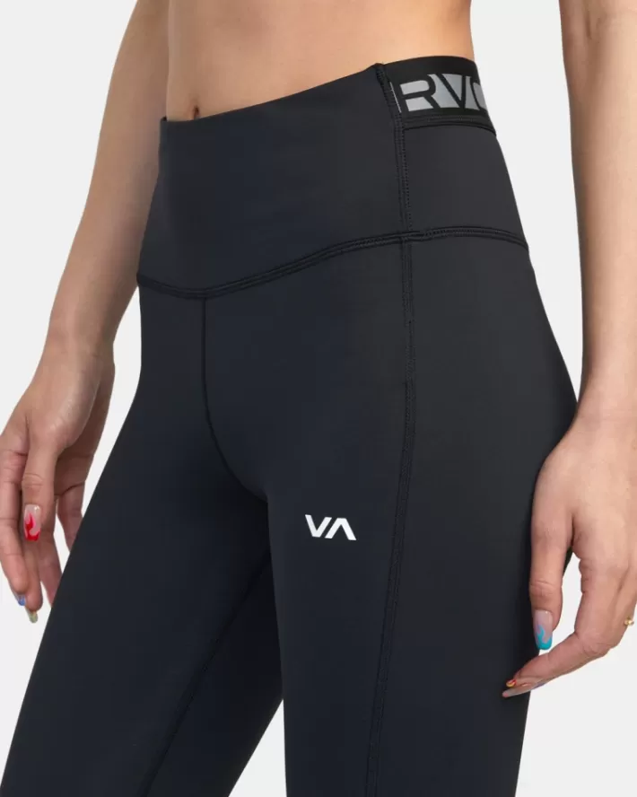 RVCA Calças VA Esportivos Compression Tights Feminino | GHNYJV-032<MULHER Calças