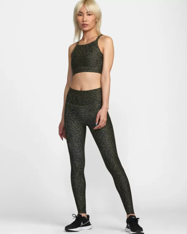 RVCA Calças VA Esportivos Pocket Technical Leggings Feminino | XTZEWP-592<MULHER Calças
