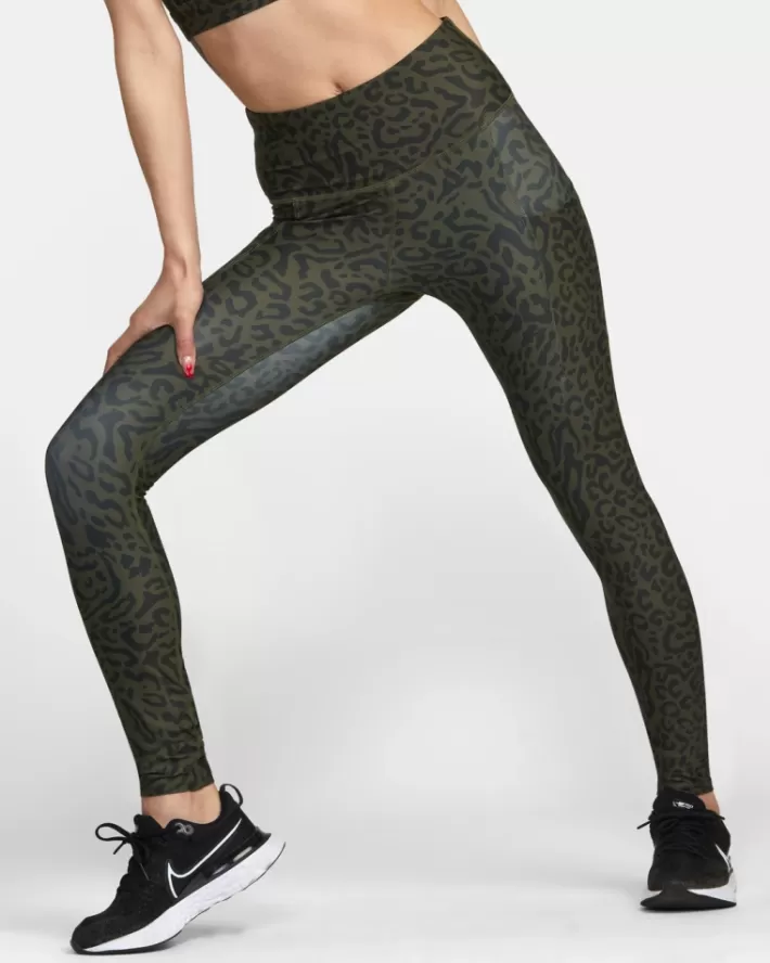 RVCA Calças VA Esportivos Pocket Technical Leggings Feminino | XTZEWP-592<MULHER Calças