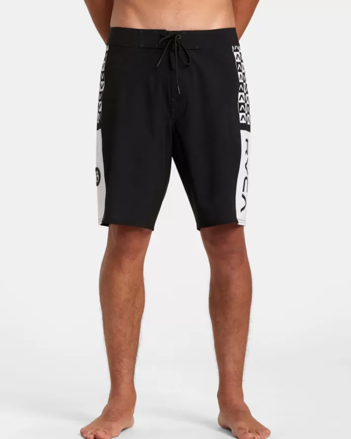 RVCA Calções De Banho Barron Mamiya 19" Elastic Masculino | WSBFIK-796< Calções De Banho