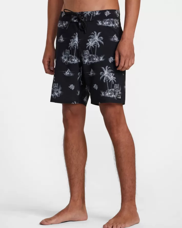RVCA Calções De Banho Benjamin Jeanjean Elastic Masculino | WTNUHS-759< Calções De Banho