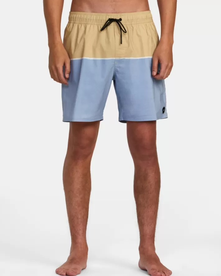 RVCA Calções De Banho County Elastic 17” Masculino | OKTCLE-974< Calções De Banho