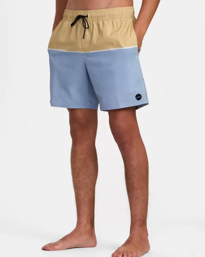 RVCA Calções De Banho County Elastic 17” Masculino | OKTCLE-974< Calções De Banho