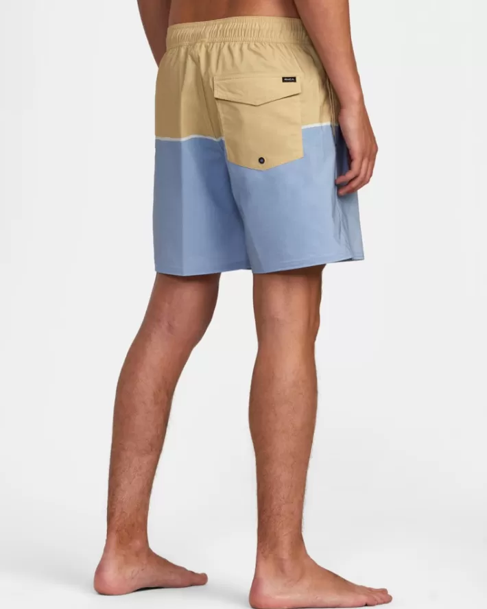 RVCA Calções De Banho County Elastic 17” Masculino | OKTCLE-974< Calções De Banho