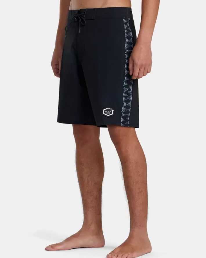 RVCA Calções De Banho Hawaii Horton Apex 19" Elastic Masculino | VSJPAW-841< Calções De Banho