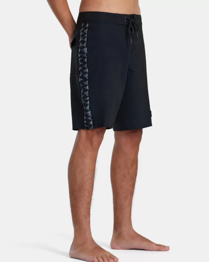 RVCA Calções De Banho Hawaii Horton Apex 19" Elastic Masculino | VSJPAW-841< Calções De Banho