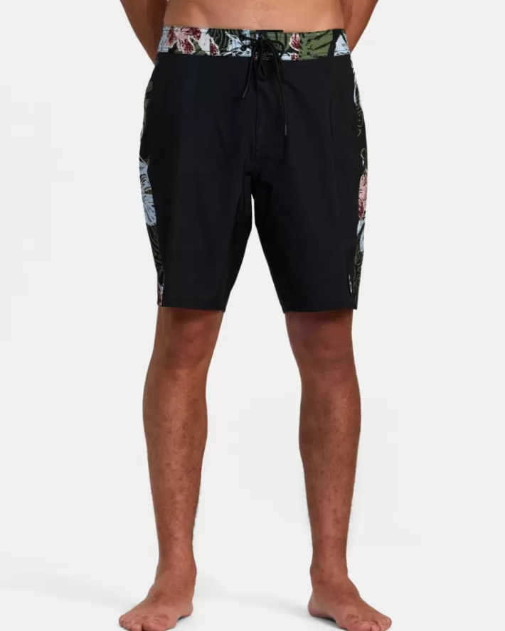 RVCA Calções De Banho Hawaii Monstera 2.0 Apex 19" Elastic Masculino | CJIEFW-496< Calções De Banho