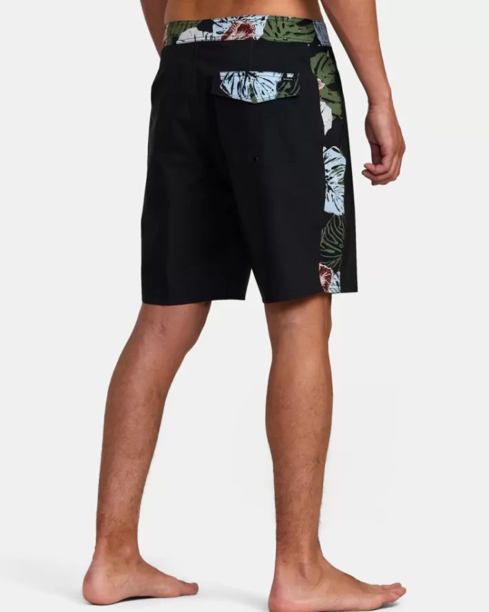 RVCA Calções De Banho Hawaii Monstera 2.0 Apex 19" Elastic Masculino | CJIEFW-496< Calções De Banho