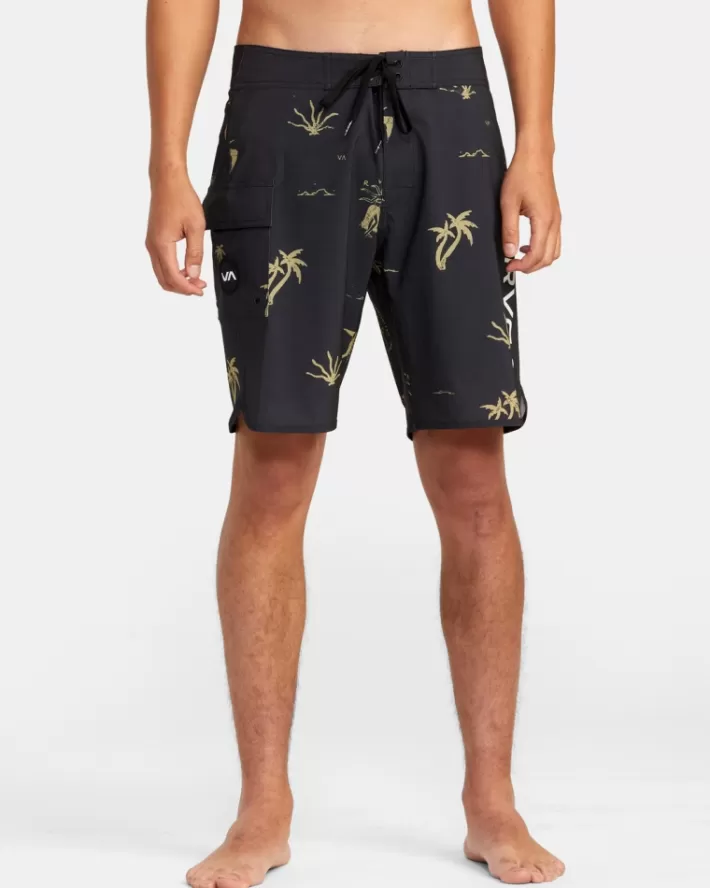 RVCA Calções De Banho Hula Hands Eastern 20" Masculino | RUNQJY-361< Calções De Banho