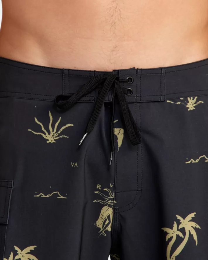 RVCA Calções De Banho Hula Hands Eastern 20" Masculino | RUNQJY-361< Calções De Banho