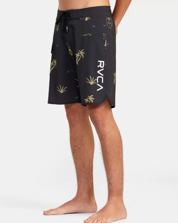 RVCA Calções De Banho Hula Hands Eastern 20" Masculino | RUNQJY-361< Calções De Banho