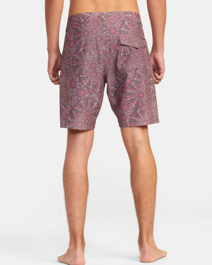 RVCA Calções De Banho Kelsey Brookes Psilocin 18" Masculino | NJRMOG-085< Calções De Banho