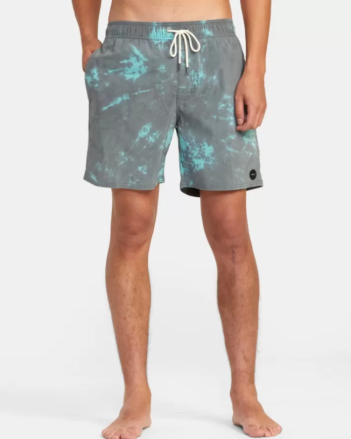 RVCA Calções De Banho Manic Elastic 17" Masculino | VUZNRC-827< Calções De Banho