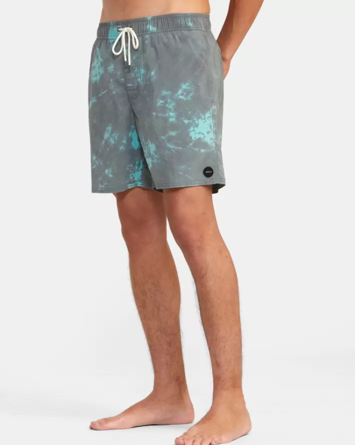 RVCA Calções De Banho Manic Elastic 17" Masculino | VUZNRC-827< Calções De Banho