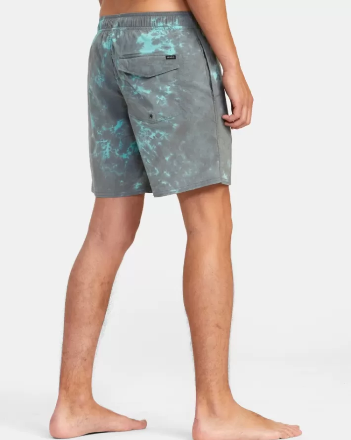 RVCA Calções De Banho Manic Elastic 17" Masculino | VUZNRC-827< Calções De Banho