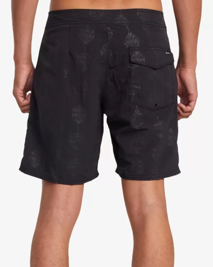 RVCA Calções De Banho Mister Cartoon Smile 18" Masculino | LNPOHV-628< Calções De Banho