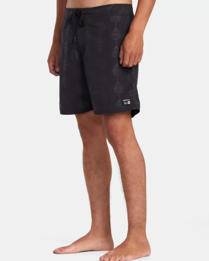 RVCA Calções De Banho Mister Cartoon Smile 18" Masculino | LNPOHV-628< Calções De Banho
