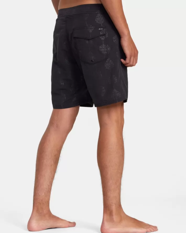 RVCA Calções De Banho Mister Cartoon Smile 18" Masculino | LNPOHV-628< Calções De Banho