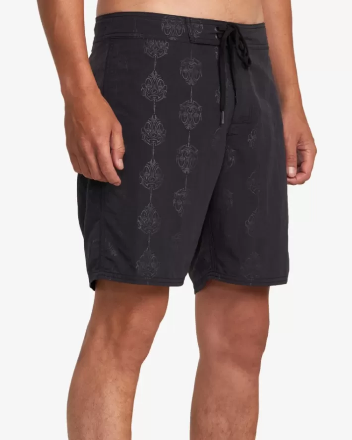 RVCA Calções De Banho Mister Cartoon Smile 18" Masculino | LNPOHV-628< Calções De Banho