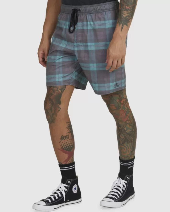 RVCA Calções De Banho Opposites Elastic Print Elastic Masculino | OFZEUP-975< Calções De Banho