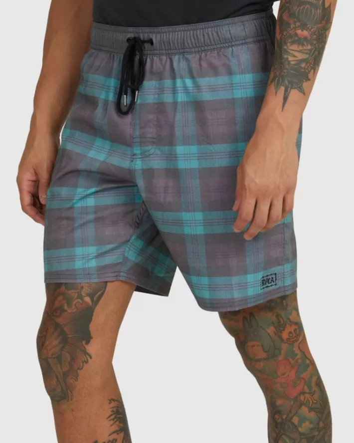 RVCA Calções De Banho Opposites Elastic Print Elastic Masculino | OFZEUP-975< Calções De Banho