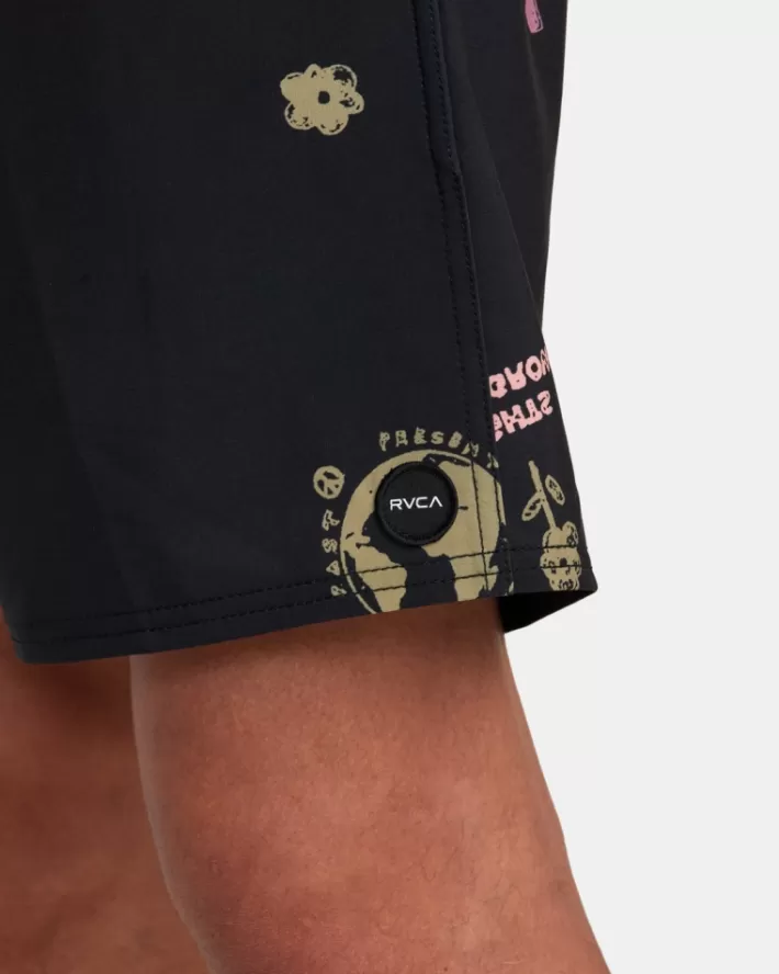 RVCA Calções De Banho VA Pigment Elastic 17” Masculino | BILPHO-381< Calções De Banho