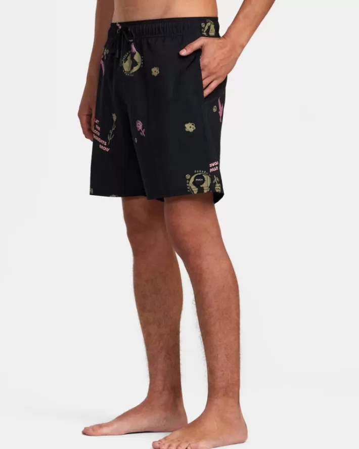 RVCA Calções De Banho VA Pigment Elastic 17” Masculino | BILPHO-381< Calções De Banho