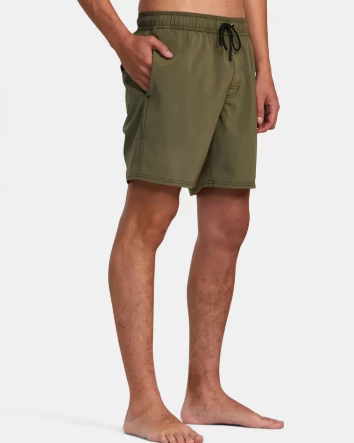 RVCA Calções De Banho VA Pigment Elastic 17" Masculino | HBEDAO-435< Calções De Banho