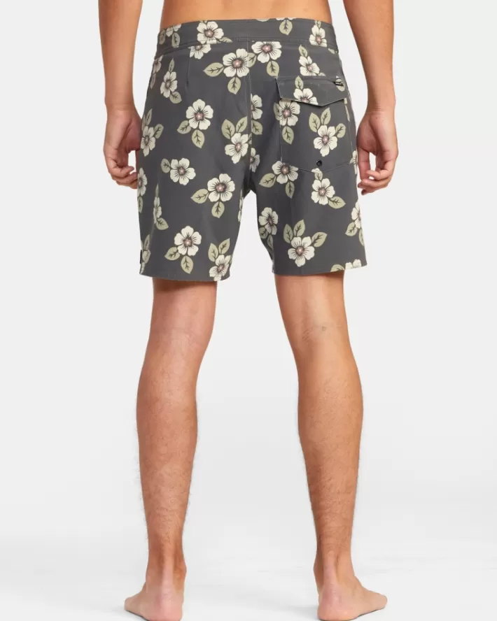 RVCA Calções De Banho VA Pigment Print 18" Masculino | HGJQBF-856< Calções De Banho