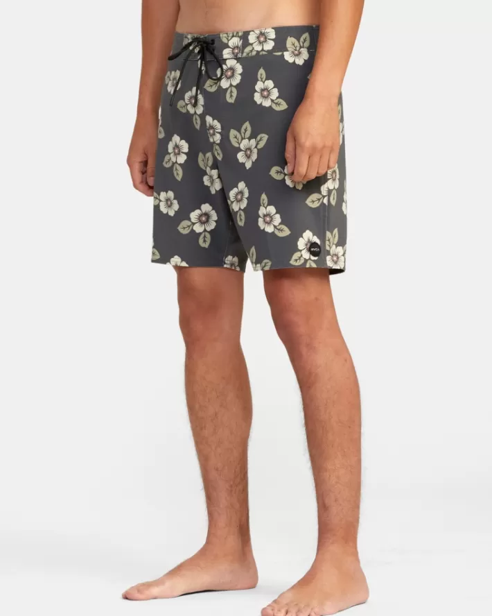 RVCA Calções De Banho VA Pigment Print 18" Masculino | HGJQBF-856< Calções De Banho