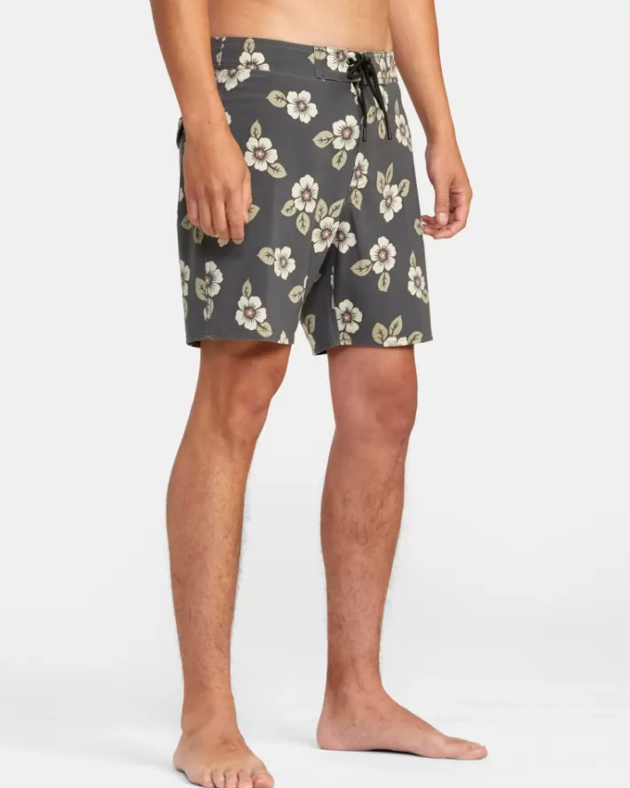 RVCA Calções De Banho VA Pigment Print 18" Masculino | HGJQBF-856< Calções De Banho
