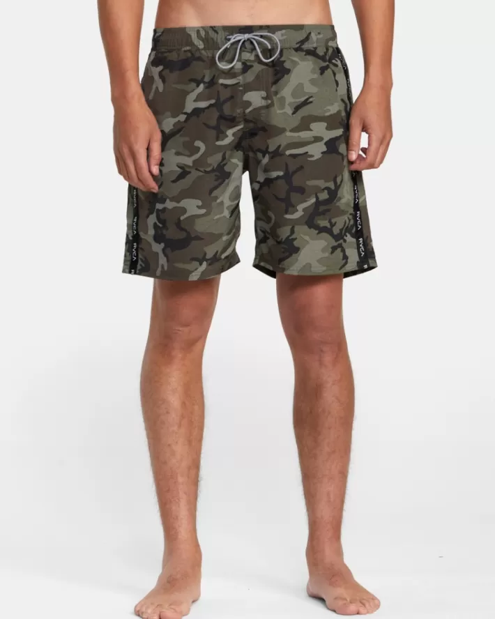RVCA Calções De Banho VA Standard Issue Elastic 17" Masculino | GLJOUS-648< Calções De Banho