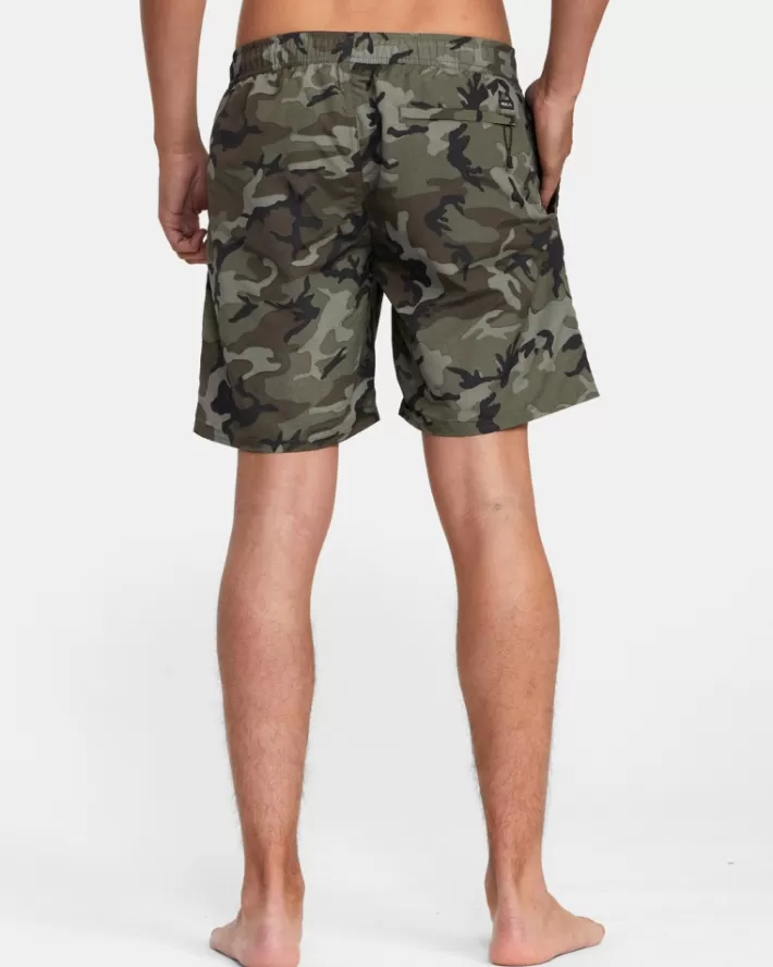 RVCA Calções De Banho VA Standard Issue Elastic 17" Masculino | GLJOUS-648< Calções De Banho