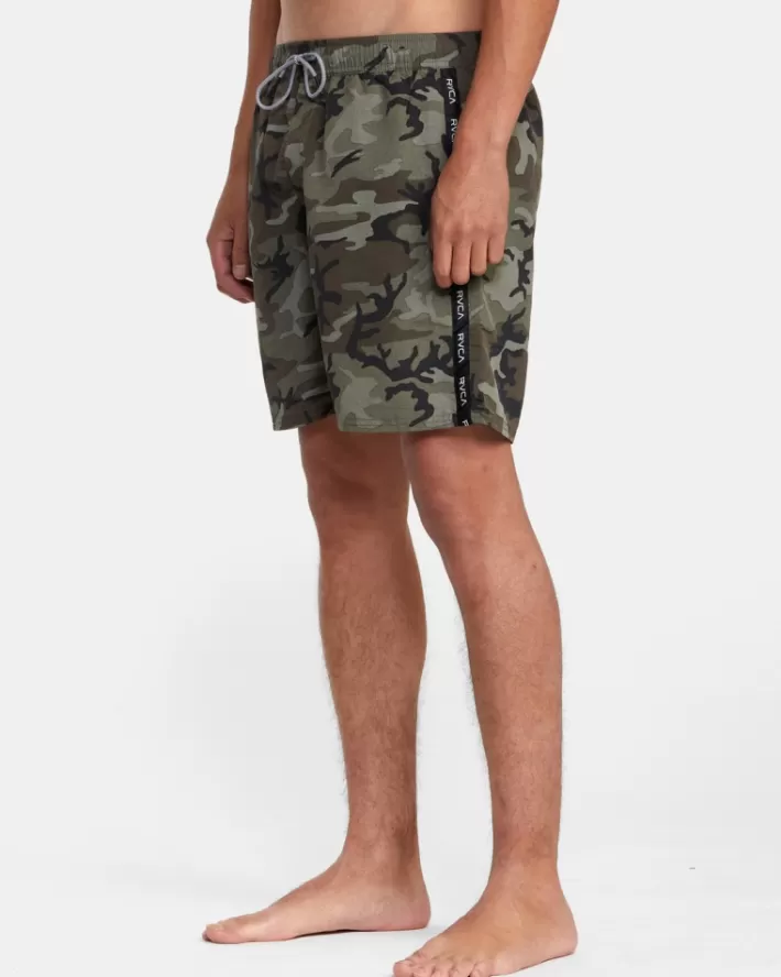 RVCA Calções De Banho VA Standard Issue Elastic 17" Masculino | GLJOUS-648< Calções De Banho