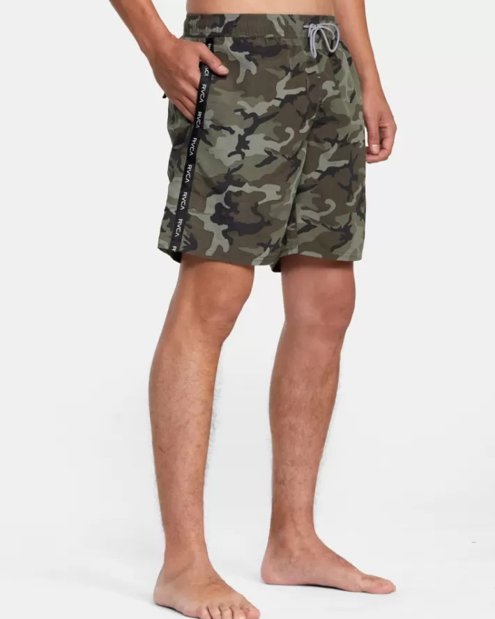 RVCA Calções De Banho VA Standard Issue Elastic 17" Masculino | GLJOUS-648< Calções De Banho