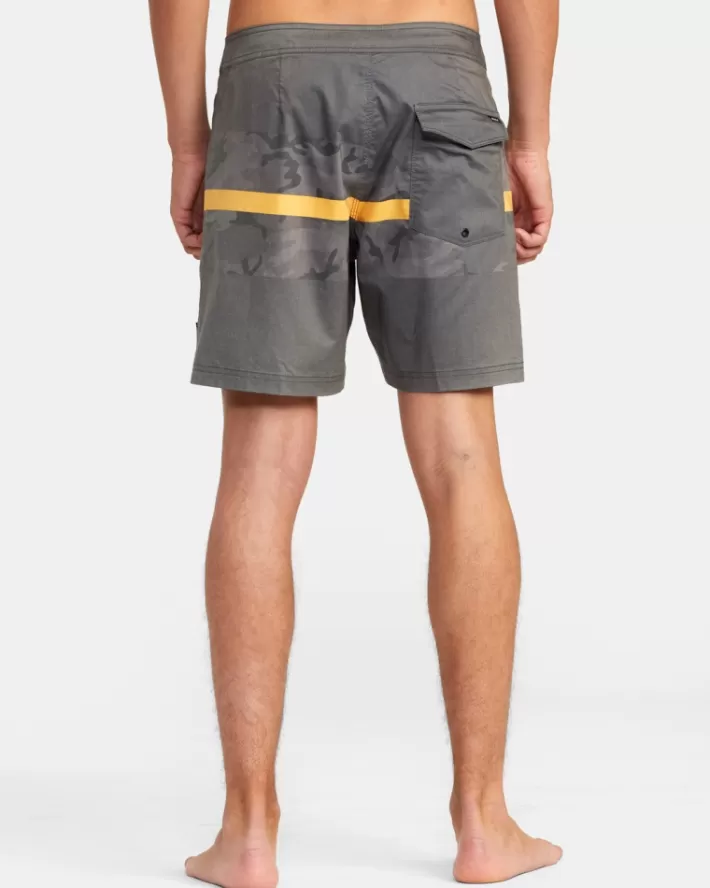 RVCA Calções De Banho Westport Hawaii Print 17" Masculino | YHIXCL-963< Calções De Banho
