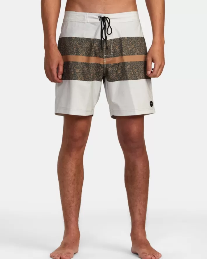 RVCA Calções De Banho Westport Print 17" Masculino | JMFOBG-490< Calções De Banho