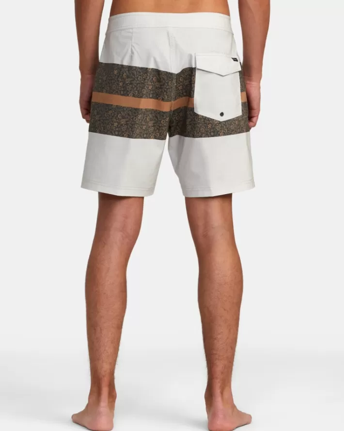RVCA Calções De Banho Westport Print 17" Masculino | JMFOBG-490< Calções De Banho