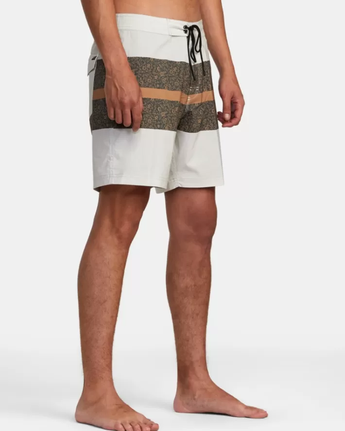 RVCA Calções De Banho Westport Print 17" Masculino | JMFOBG-490< Calções De Banho